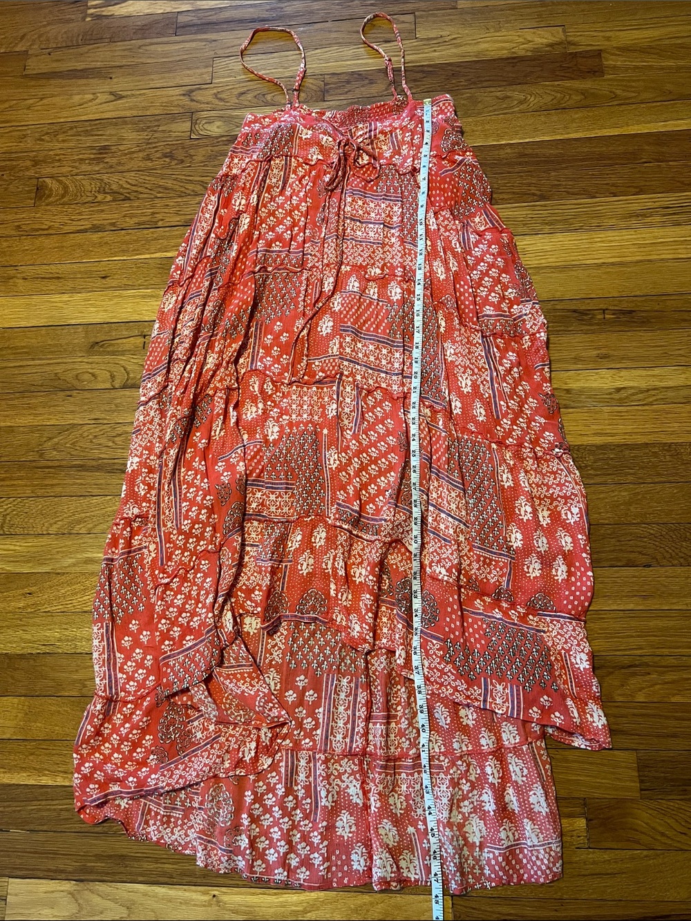 lovestitch Red Paisley Maxi Dress - Picture 6 of 9